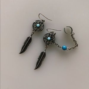 Dream catcher earrings